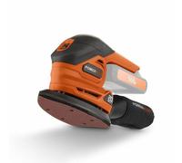 Dual Power Lijadora múltiple inalámbrica 20V PowDP50200 con abrasivo 80G
