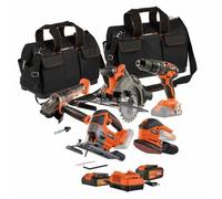Dual Power Pack de 4 herramientas de 20 V con 2 baterías
