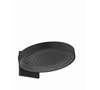Ducha aérea Rainfinity 360 1jet con conexión a la pared, 26230670, Color: negro mate