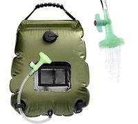 Ducha Camping Bolsa De Ducha Solar, Bolsa De Agua De 20L para Camping, Bolsa De Agua Portátil Bolsa De Ducha De Acampada Escalada Ducha Aire Libre Ducha con Manguera Y Cabezal De Ducha