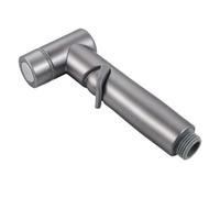 Ducha de bidé Cabezal de ducha ABS con pulverizador alta presión for inodoro, bidé mano, boquilla higiénica limpieza, accesorios baño(Grey spray gun)