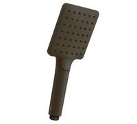 Ducha de mano para baño con cabezal cuadrado y acabado negro bronce TRES