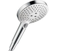 Ducha de mano Raindance Select S 120 3 chorros EcoSmart, 26531400, Color: Cromado / Blanco