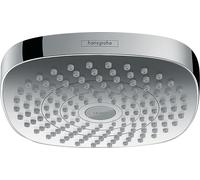 Ducha de techo Croma Select E de tamaño manual 180 2jet EcoSmart, 26528400, Color: Blanco / Cromo