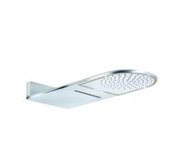 Kludi A-Qa - Rociador de ducha 250, 2 chorros, cromo 6488005-00