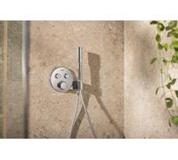 GROHE Conjunto de ducha empotrado Precision Smartcontrol – termostato y rociador efecto lluvia cromo
