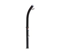 Ducha exterior solar de 18 litros con tubo curvo y agua fría y caliente de Valaz