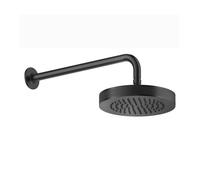 Ducha mural Gessi Inciso anticalcárea D218 mm, con articulación y brazo mural 389 mm, conexión 1/2 A 3 bar de presión aprox. 16 l/min, 58185735, Color: Bronce cálido PVD