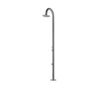 Ducha palau sined para uso interior y exterior con cabezal de ducha de 25 cm de diámetro estructura y accesorios en acero inoxidable aisi 316l, acero marino. ducha de 6 cm de diámetro con suministro d