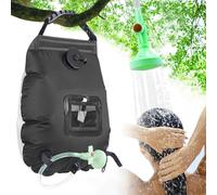 Ducha Portátil Para Camping Bolsa De Baño Solar De 20 Litros Con Cabezal De