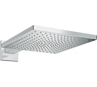Hansgrohe Brazo de ducha Raindance E 300 efecto lluvia 30x30 cm cuadrado cromo 26238000