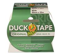 Duck - Cinta americana (50 mm x 25 m), color blanco