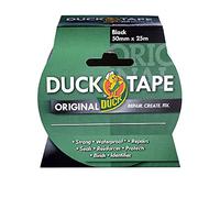 Duck - Cinta americana (50 mm x 25 m), color negro