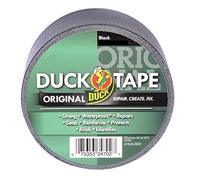 Duck Cinta Original Negra de 50 mm x 50 m. Cinta Adhesiva de Alta Resistencia Impermeable para reparación de Tela Adhesiva