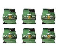 Duck Tape 211116.6 Original Silver - Lote de 6 unidades, 50 mm x 50 m, color negro