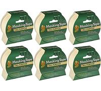 Duck Tape 260196.6 - Cinta adhesiva multiusos (50 mm x 50 m, 6 unidades), color beige