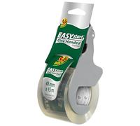 Duck Tape Easy Start - Cinta adhesiva transparente de 48 mm x 45 m, con dispensador de cinta adhesiva, ideal para mudanzas y embalaje de cajas