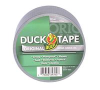Duck Tape Original Silver 50 mm x 25 m. La cinta adhesiva original de alta resistencia resistente al agua para la reparación de telas
