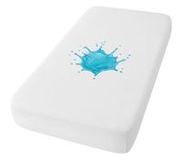 Dudu N Girlie Terry Protector de colchón para cuna de viaje algodón sábana bajera ajustable, -