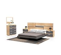 duehome - Dormitorio Ataneq Pure 4C Cambria - graphite