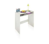 duehome | Escritorio, Mesa de Ordenador, Mesa Juvenil, Modelo Dax, Acabado en Color Blanco Alpes, Medidas: 79 cm (Ancho) x 43 cm (Fondo) x 79 cm (Alto)