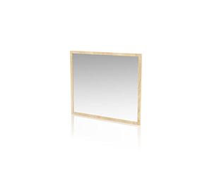 duehome | Espejo Cuadrado, Espejo de Pared, Modelo Ataneq, Acabado en Color Cambria, Medidas: 90,8 cm (Ancho) x 75 cm (Alto) x 2 cm (Fondo)
