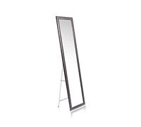 duehome Espejo Rectangular de Pie, Espejo Alto, Cardiff, Negro, 146.5 cm Alto x 38.5 cm Ancho