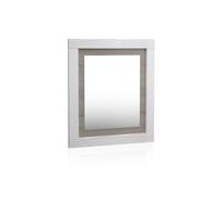 Espejo rectangular kira andersen pino - gris 75 x 90 x 3,5 cm