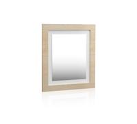 Espejo rectangular kira cambria - blanco 75 x 90 x 3,5 cm