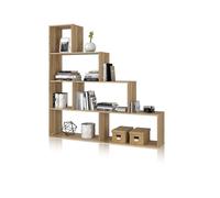 duehome - Estantería de diseño escalonado 145 cm Alice Canadian oak