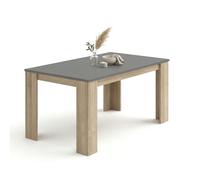 Duehome - Mesa comedor Naya 140 cm x 80 cm con estructura sólida y acabados versátiles, fácil limpieza y montaje incluido, servicio post-venta 100% satisfacción, perfecta para espacios multifuncionale