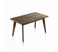 Mesa de comedor fija en roble honey 150x90 cm kay roble honey 150 x 76 x cm