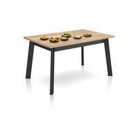 duehome - Mesa de comedor Naira 140 Black oak