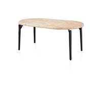duehome - Mesa redonda extensible Padma Black - oak