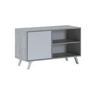 duehome - Mueble TV Wind 100 Cement gray - matte white