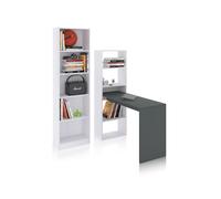 duehome - Pack escritorio y estantería Cosmic Plus Artik white - graphite gray