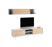 duehome - Salón Zaiken Plus White - canadian oak