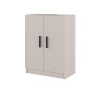 DUÉRMETE ONLINE - Armario Mueble de Cocina Bajo de Dos Puertas Alella, Práctico y Funcional, Color Beige, 60 cm (Ancho) x 80 cm (Alto) x 34 cm (Fondo)