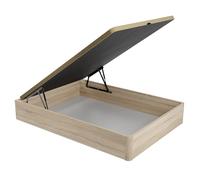 DUÉRMETE ONLINE - Canapé Abatible Cambria 135x190 cm, Gran Capacidad de Almacenaje, Estructura Súper Reforzada, Tapa 3D Transpirable, Incluye Subida a Domicilio