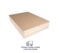 DUÉRMETE ONLINE Canapé Abatible Romero - Gran capacidad - Base tapizada 3D Transpirable (ENVIO Y MONTAJE INCLUIDO)
