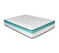 DUÉRMETE Online - Colchón Viscoelástico Bio MAX Premium con Viscogel, Firme y Confortable, Grosor 24cm, Antiácaros, Antibacterias e Hipoalergénico, 150 x 180