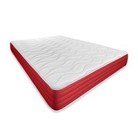 DUÉRMETE ONLINE - Colchón Viscoelástico Lite Reversible, Firme y Confortable, Muy Transpirable, Cara Invierno/Verano, Blanco, 120 x 190