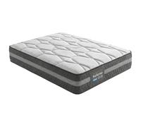 Duérmete Online - Colchón Viscoelástico Selene, Confort Óptimo, Soporte Ergonómico para la Espalda, Altura 30 cm, Alta Firmeza, Antiácaros, Antibacteriano e Hipoalergénico 105 x 180