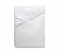 Duérmete Online - Funda Protector Cuna Ajustable para Colchón, Impermeable y Transpirable, Tacto Suave, Tejido Algodón Natural, Antiácaros y Antibacterias, Blanco, 70 x 140