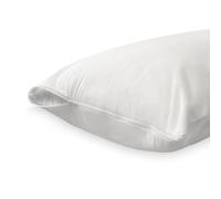 Duérmete Online - Funda Protectora para Almohada con Cremallera, Impermeable y Transpirable, Tacto Suave, Tejido Algodón Natural, Antiácaros y Antibacterias, Blanco, 120 x 40