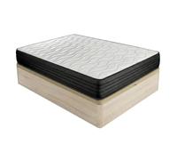 DUÉRMETE ONLINE - Pack Canapé Abatible + Colchón Viscoelástico Onyx 90x190 Cambria, 20 cm Altura, Gran Capacidad, Estructura Reforzada, Incluye Subida a Domicilio