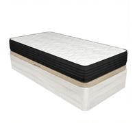 DUÉRMETE ONLINE - Pack Canapé Abatible Lateral + Colchón Viscoelástico Onyx 105x190 Polar | 20 cm Altura | Gran Capacidad | Estructura Reforzada | Transpirable