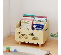 DUHARS Estanteria Libros Infantil Madera, Libreria Montessori Biblioteca Baul Juguetes Infantil, Mueble Organizador Expositor Libros Infantil, para Dormitorio, Habitación Niños, Sala Juego