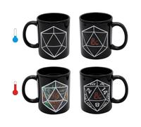 Dungeons & dragons magic mug - taza de cerámica (320 ml, en paquete d