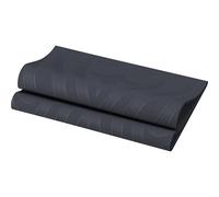 Duni Elegance Lily - Servilletas (40 x 40 cm, 40 unidades), color negro